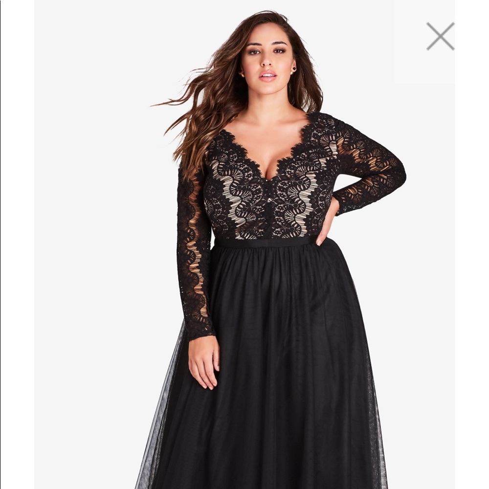 Coedition Black long formal Gown
